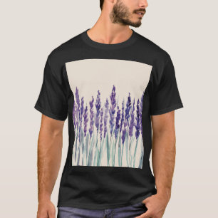 Französischer Lavendel: Aquarellbilder T-Shirt