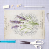 Französischer Lavendel Blume Gardener Vintag Parch Seidenpapier (Handwerk)