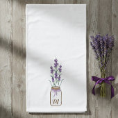Französischer Lavendel Botanisch Badhandtuch Set