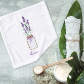 Französischer Lavendel Botanisch Badhandtuch Set
