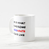 Französischer Lehrer enseignante, phantastisch Kaffeetasse (Vorderseite Links)