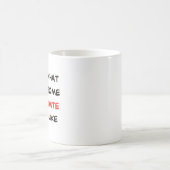 Französischer Lehrer enseignante, phantastisch Kaffeetasse (Mittel)