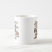 Französischer Lehrer-Geschenk Kaffeetasse (Mittel)
