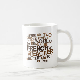 Französischer Lehrer-Geschenk Kaffeetasse