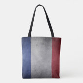 Französischer Lehrer Geschenk Retro-Flag Personali Tasche (Rückseite)
