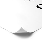 Französischer Lehrer oder französisches Kunstposte Poster (Ecke)