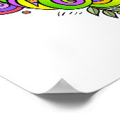 Französischer Lehrer oder französisches Kunstposte Poster (Ecke)