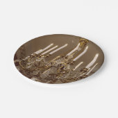 Französischer Leuchter, Rokoko in Paris Pappteller (Schrägansicht)