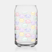 Französischer Macarons Dosenglas (Vorderseite)