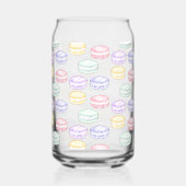 Französischer Macarons Dosenglas (Rückseite)