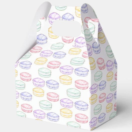 Französischer Macarons Geschenkschachtel (Vorderseite)