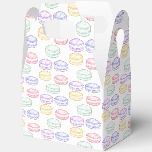 Französischer Macarons Geschenkschachtel (Offen)