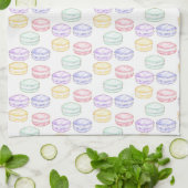 Französischer Macarons Geschirrtuch (Gefaltet)