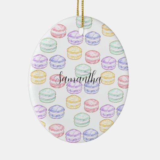 Französischer Macarons Keramik Ornament (Rechts)