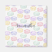 Französischer Macarons Magnet (Vorne)