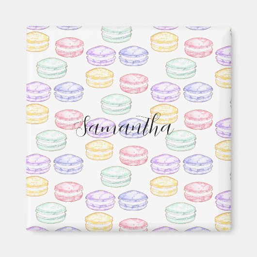Französischer Macarons Magnet (Vorne)