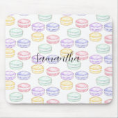 Französischer Macarons Mousepad (Vorne)