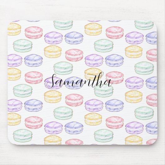 Französischer Macarons Mousepad (Vorne)