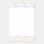 Französischer Macarons Post-it Klebezettel (Vorderseite)