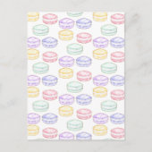 Französischer Macarons Postkarte (Vorderseite)