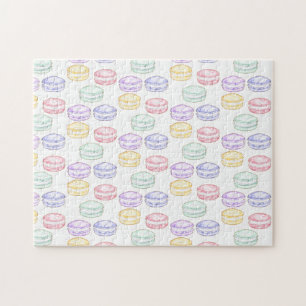 Französischer Macarons Puzzle