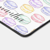 Französischer Macarons Schreibtischunterlage (Ecke)