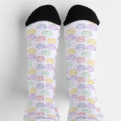Französischer Macarons Socken (Oben)
