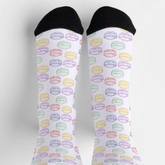 Französischer Macarons Socken (Oben)