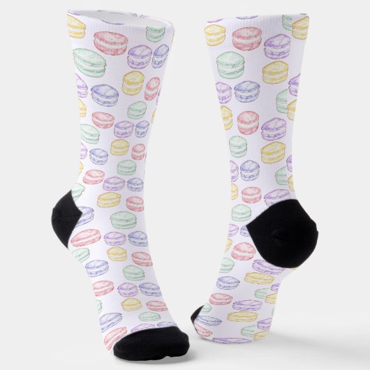 Französischer Macarons Socken (Gewinkelt)