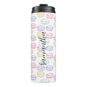 Französischer Macarons Thermosbecher