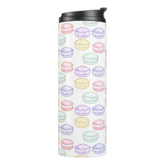 Französischer Macarons Thermosbecher (Nach links gedreht)