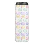 Französischer Macarons Thermosbecher (Rückseite)