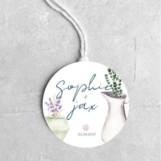 Französischer Markt - Blume - Aufkleber für Dusche