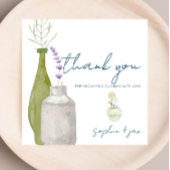 Französischer Markt - Blume - Dusche Dankeschön Ka Dankeskarte