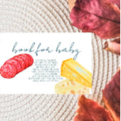 Französischer Markt - Charcuterie - Buch für Babyb Platzkarte