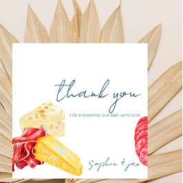 Französischer Markt - Charcuterie - Dusche Dankesc Dankeskarte