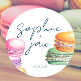 Französischer Markt - Macaroons - Aufkleber für Du