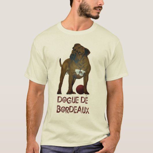 Französischer Mastiff T-Shirt (Vorderseite)