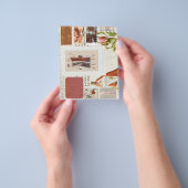 Französischer Modeblattkalender der 1920er Jahre Flyer (Gruppe)