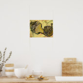 Französischer Musiklehrer der Horn Band Poster (Küche)