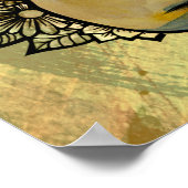 Französischer Musiklehrer der Horn Band Poster (Ecke)