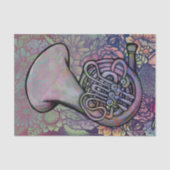 Französischer Musiklehrer der Horn Band Seidenpapier (Vorderseite)