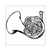 Französischer Musiklehrer Gummistempel (Prägung)