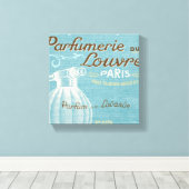 Französischer Parfüm Leinwanddruck (Insitu (Holzboden))