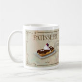 Französischer Patisserie-illustrierte Tasse (Links)
