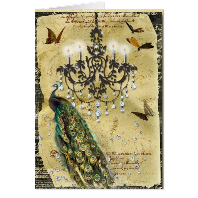 Französischer Pfau und Leuchter (Vorne)