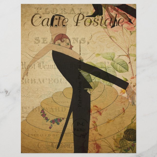 Französischer Postkarten-Flyer (Vorderseite)