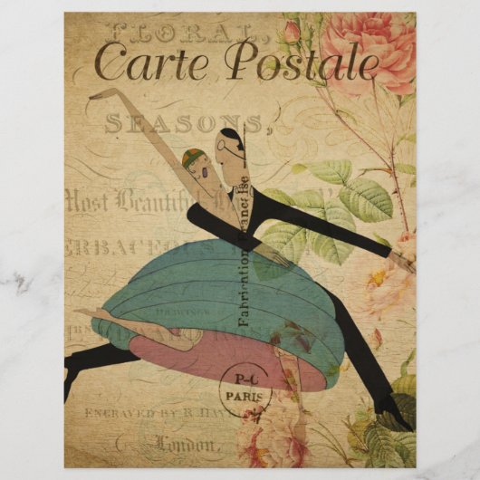 Französischer Postkarten-Flyer (Vorderseite)