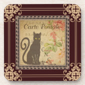 Französischer Postkarten-Untersetzer Getränkeuntersetzer (Vorderseite)