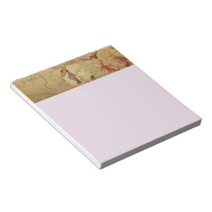 Französischer Postkartenhinweis Notizblock
